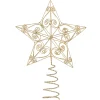 * Tree Topper|Tree Topper Filigree Star , Gold