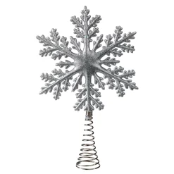 * Tree Topper|Tree Topper Snow Flake, Silver