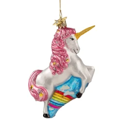Poesie in Glas Glass Tree Decorations|Unicorn