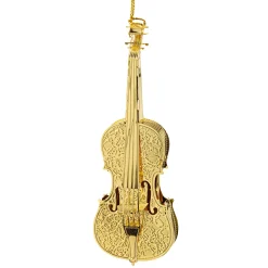 * Brass Tree Decorations|Violin, Gold-Plated