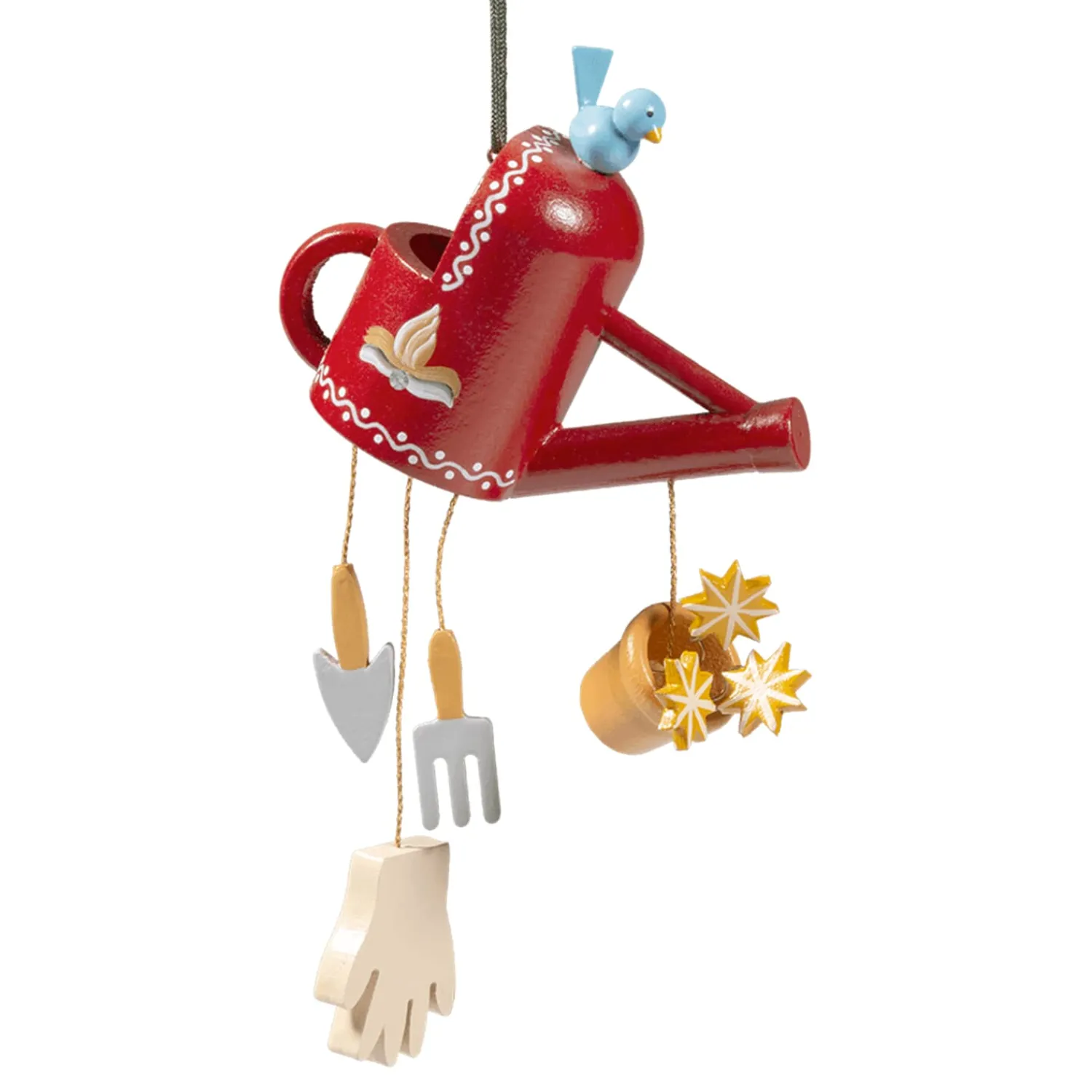 * Wood Tree Decorations|Watering Can