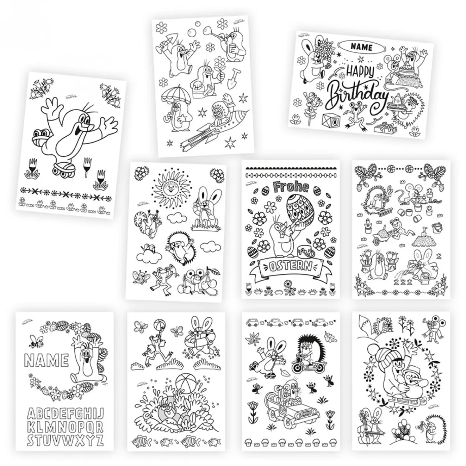 Trötsch Verlag The Little Mole "Kretek"|Window Pictures Little Mole