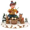 Hubrig Volkskunst Hubrig Miniatures|Winter Children Animals Of The Forest