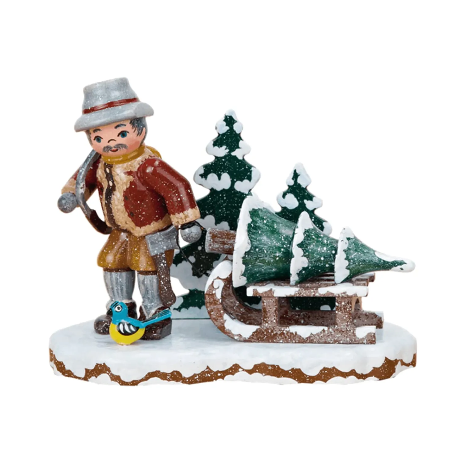 Hubrig Volkskunst Hubrig Miniatures|Winter Children Christmas Tree Thief