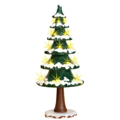 Hubrig Volkskunst Hubrig Miniatures|Winter Children Christmas Tree, Electric Lighting