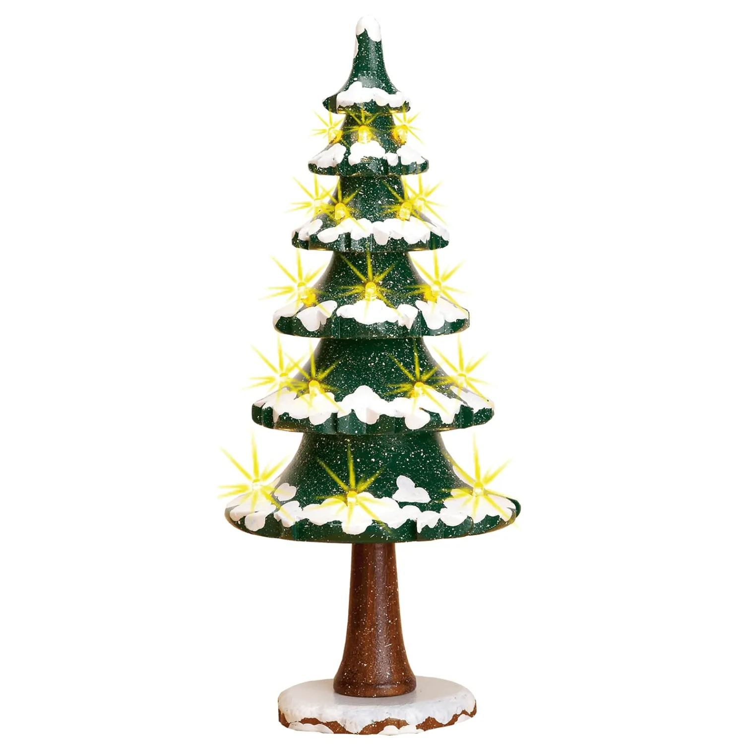 Hubrig Volkskunst Hubrig Miniatures|Winter Children Christmas Tree, Electric Lighting