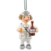* Wood Tree Decorations|Wooden Buddy "Doctor"