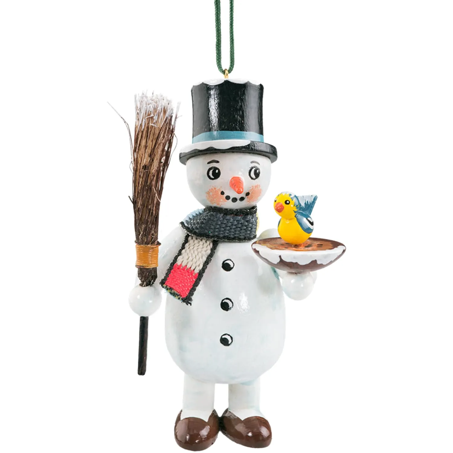 * Wood Tree Decorations|Wooden Buddy "Snowman"