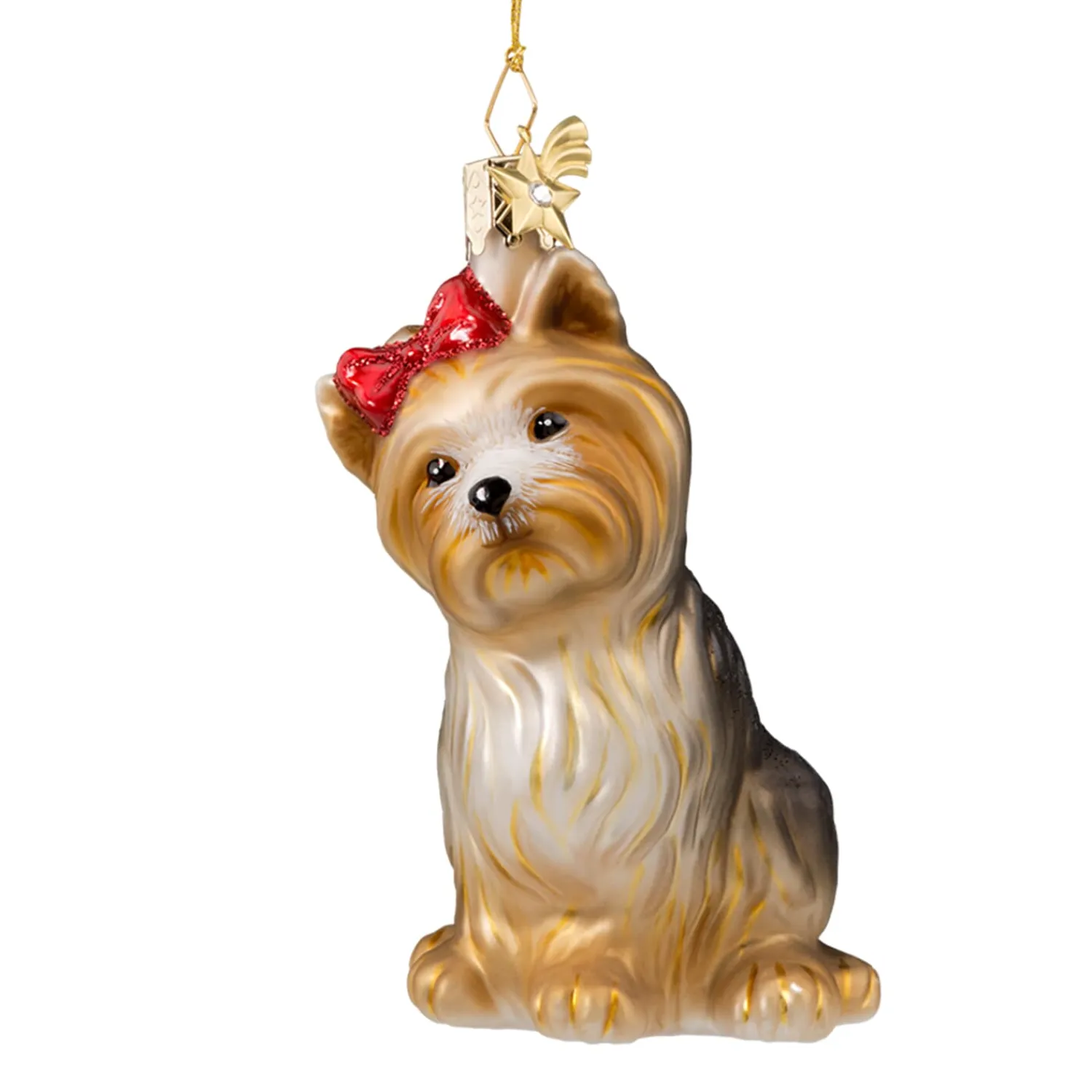 Poesie in Glas Glass Tree Decorations|Yorkshire Terrier